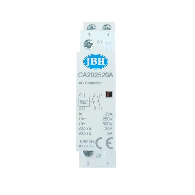 کنتاکتور تکفاز اتوماتیک جی بی اچ مدل 25 آمپر کد JBHCA202520A