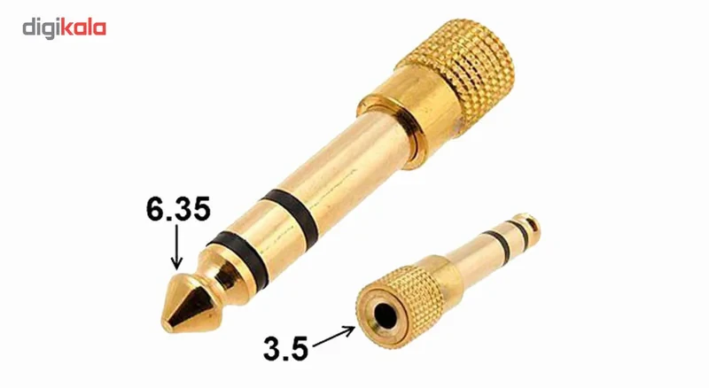مبدل 3.5mm به 6.35mm صدا مدل GOLD
