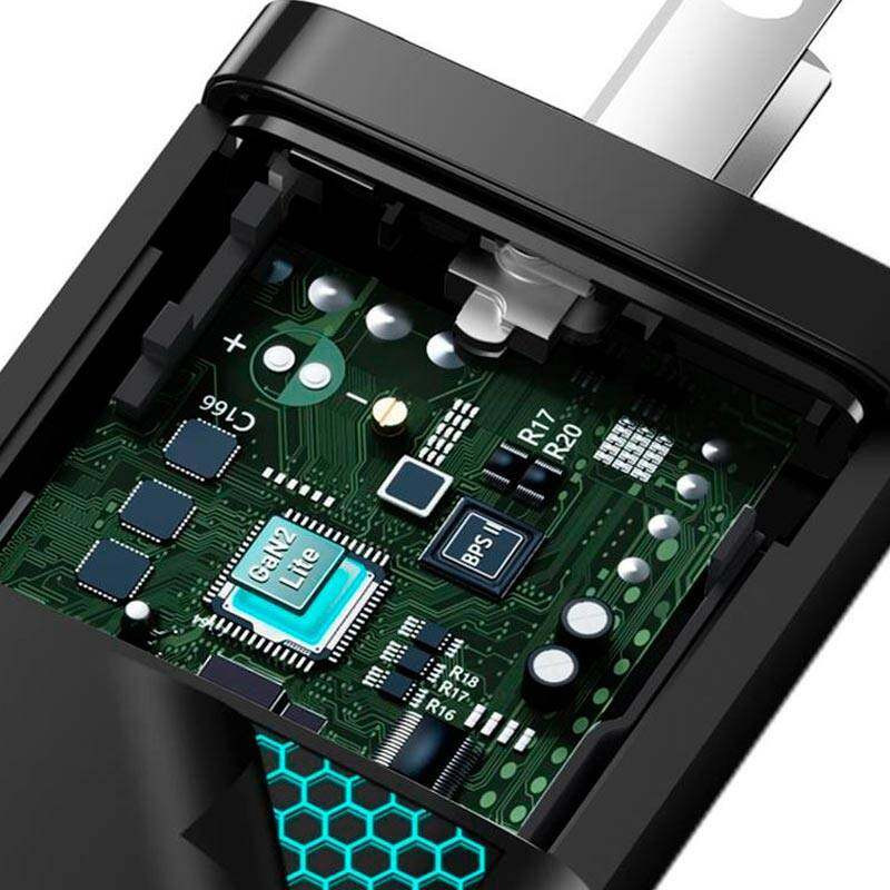 شارژر دیواری باسئوس مدل CCGAN Lite 65W