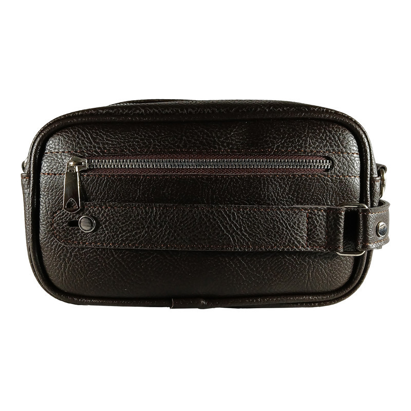 کیف دستی و دوشی مردانه چرم مصنوعی مدل QZ-HBF-001