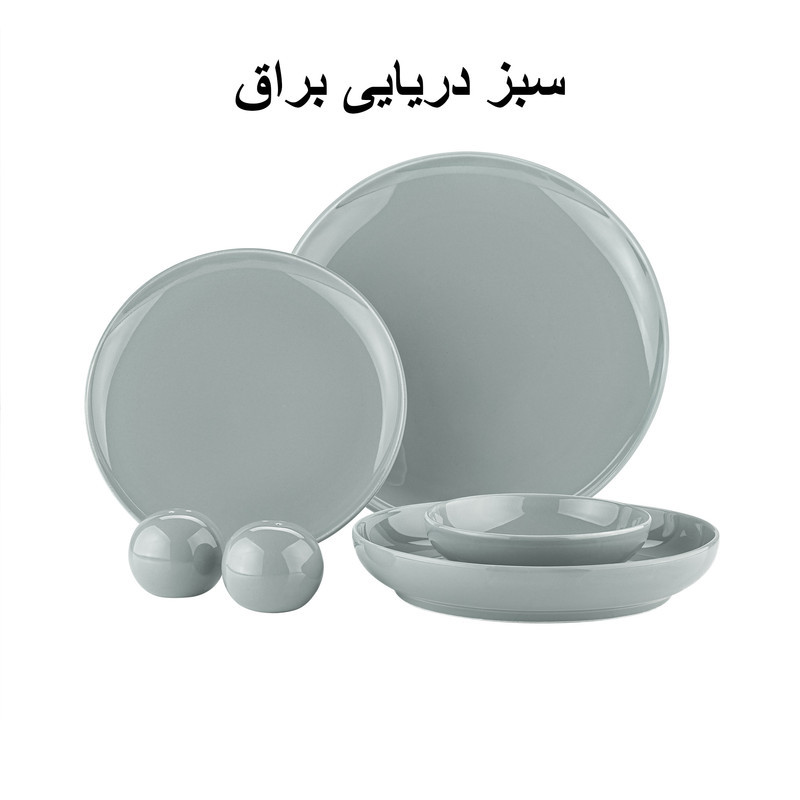 سرویس غذاخوری 18 پارچه 4 نفر گلد کیش مدل آتوسا GK748401