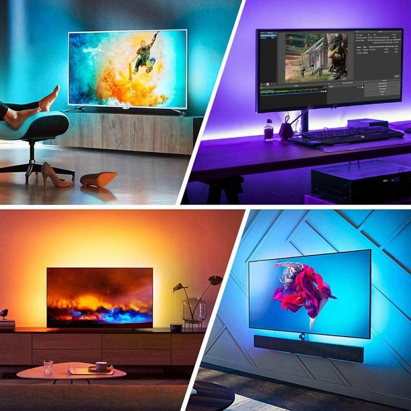 ریسه ال ای دی مدل گیمینگ کد RGB طول 5 متر