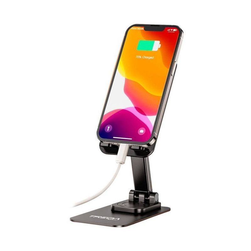 پایه نگهدارنده رومیزی گوشی موبایل و تبلت تِرِکا مدل  Almetall 360° spring BC-t19