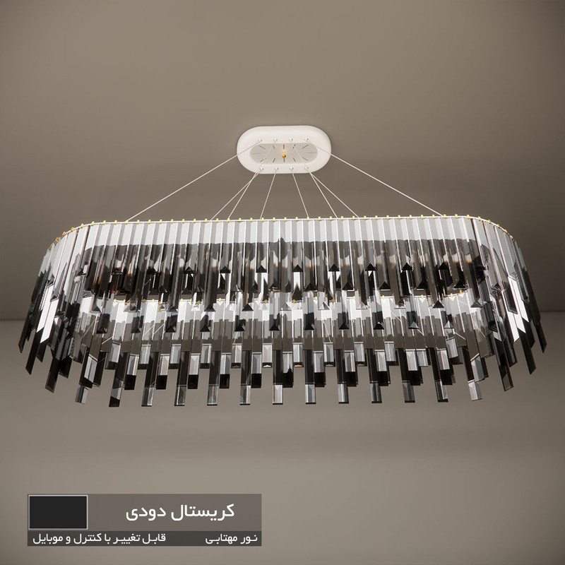 لوستر نورکیا مدل لاینر قندیلی کد 1Ln-90G