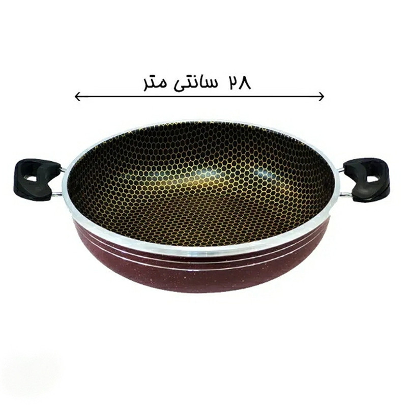 سرویس تابه 3 پارچه مدل کندو طرح داخل زنبوری
