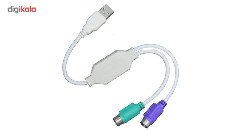کابل تبدیل ps2 به USB به طول 30 سانتی متر