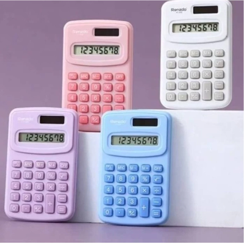 ماشین حساب جیبی رنزدو مدل پاستیلی کد p10