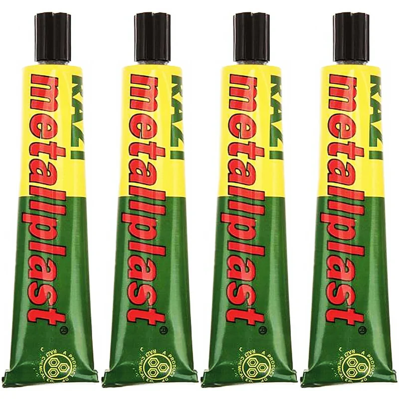 چسب آهن رازی مدل Metallplast حجم 50 میلی لیتر بسته 4 عددی