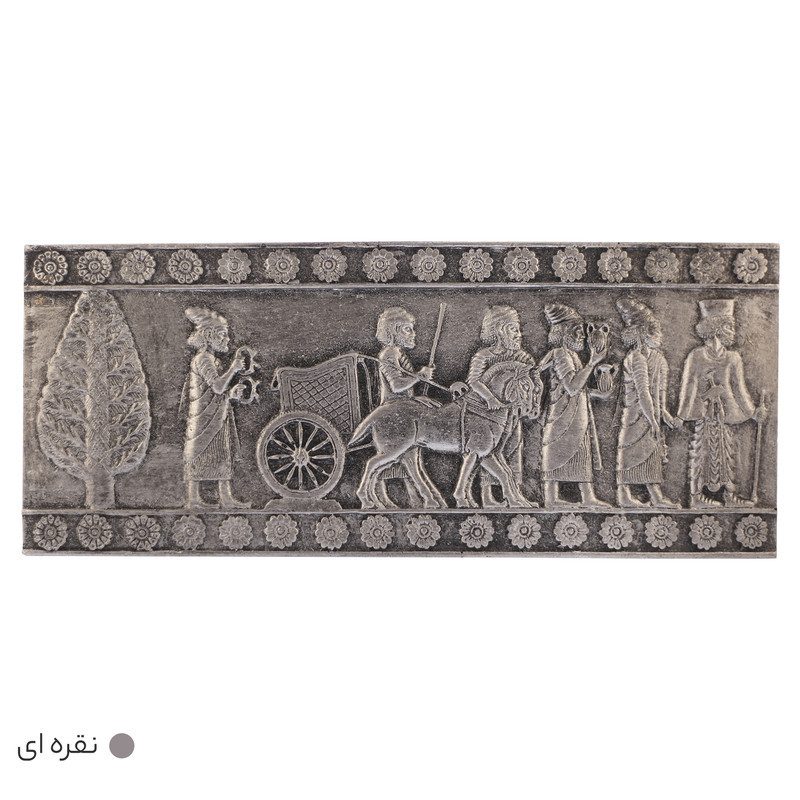دیوارکوب تندیس و پیکره شهریار مدل کتیبه هدیه آوران لیدیایی کد MO3470