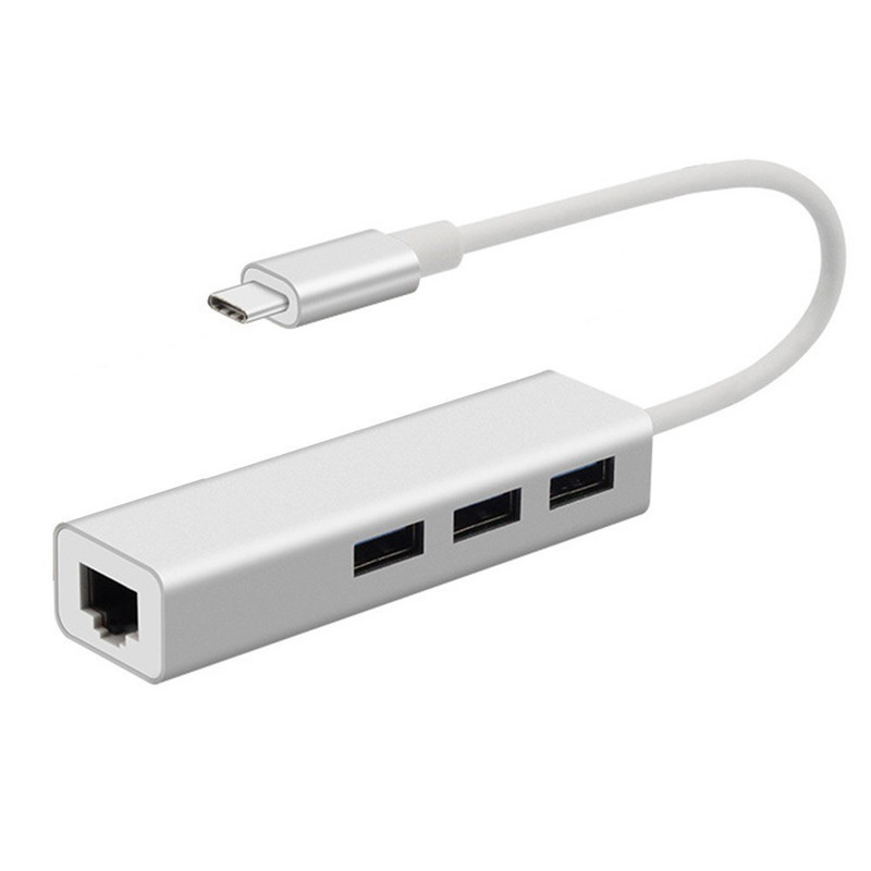 مبدل USB-C به LANUSB3 مدل 3ports