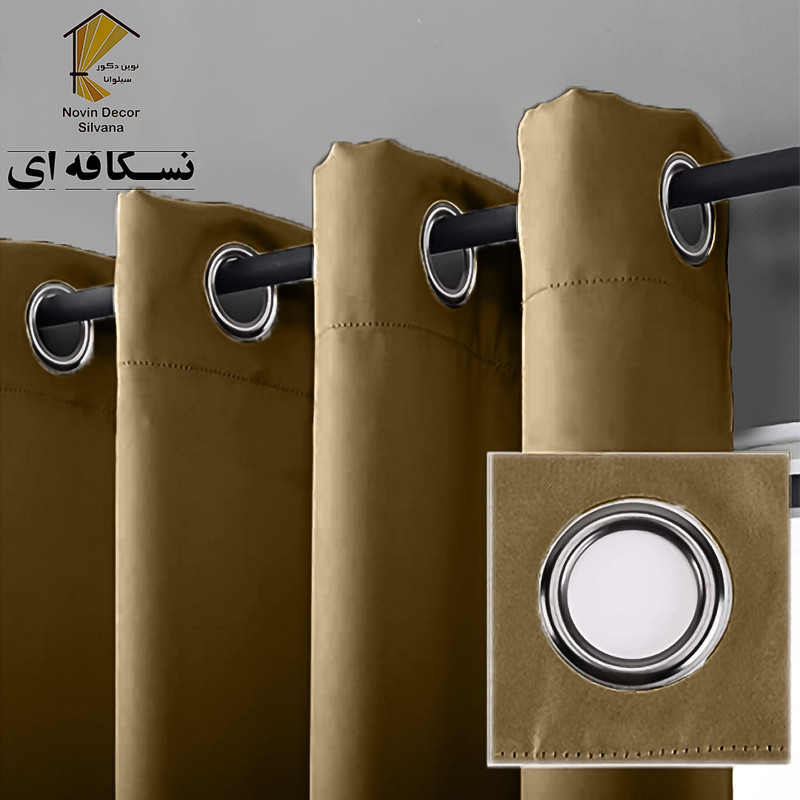 پرده نوین دکور سیلوانا مدل لاکچری 28 _ 1 سایز 280x140 سانتی‌متر
