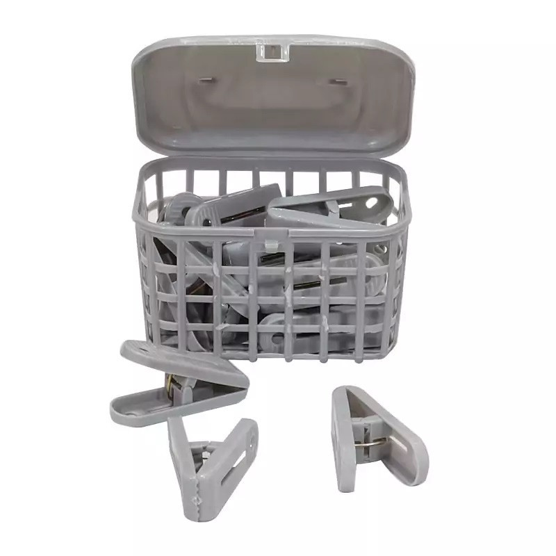 گیره لباس مدل سبدی G-9874 مجموعه 12 عددی