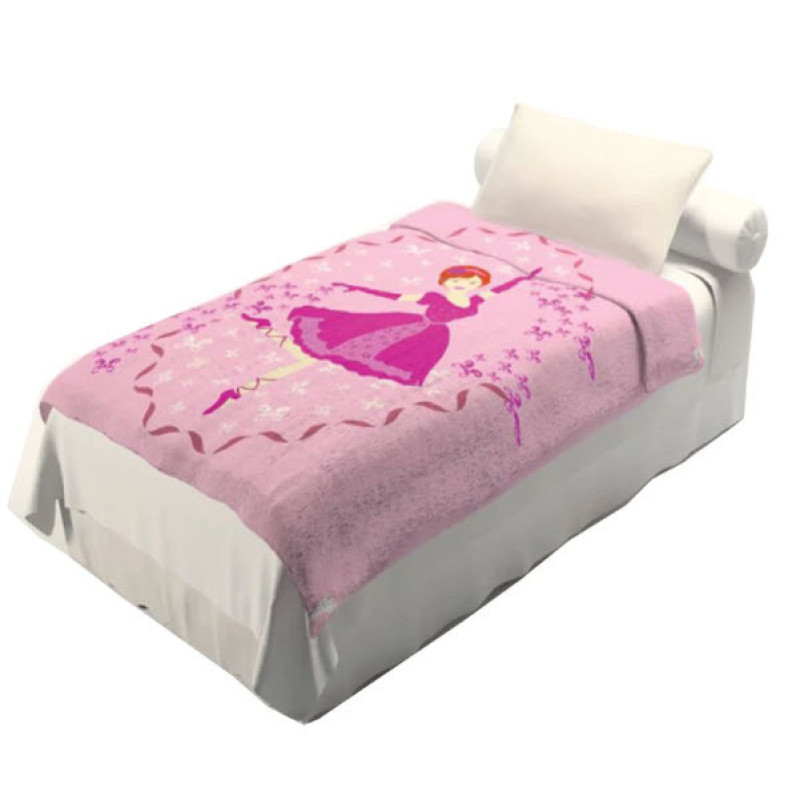 پتو 1 نفره گلبافت مدل عروسکی برتر سایز 140x200 سانتی‌متر