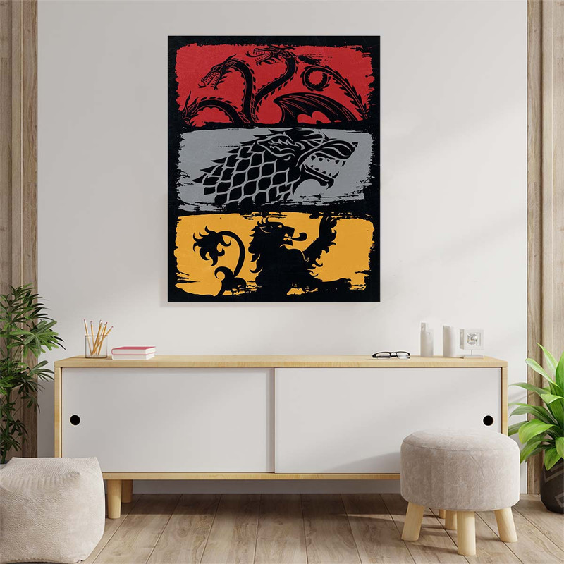 تابلو شاسی مدل Game of Thrones کد S-2261