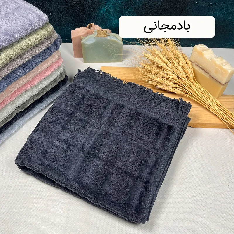 حوله دست و صورت طرح مارتا سایز 45×80 سانتی متر