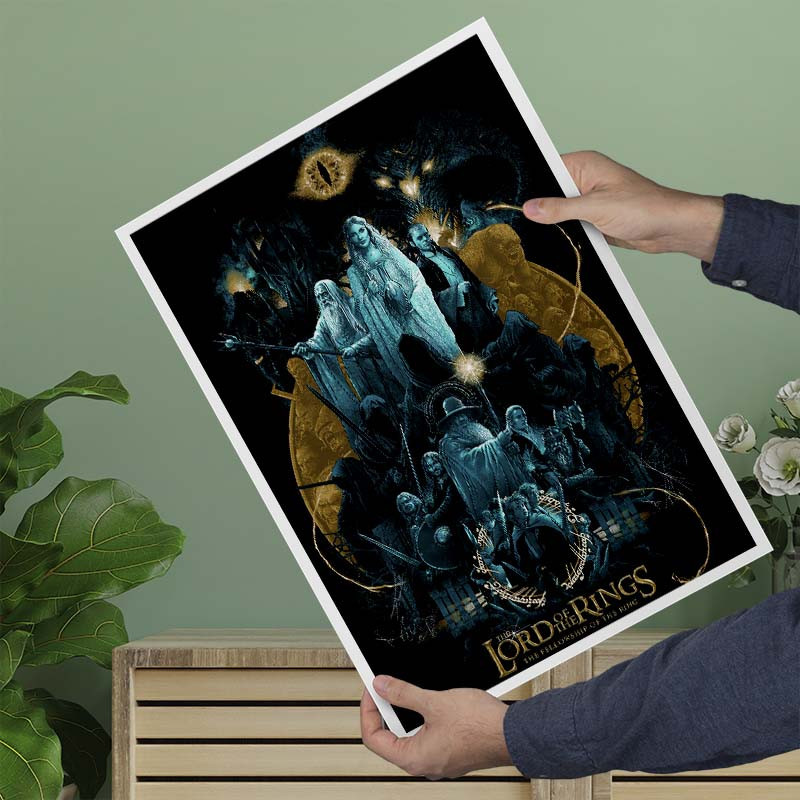 پوستر کارنيکا طرح ارباب حلقه‌ها Lord of the Rings کد 99950 مجموعه 8 عددی