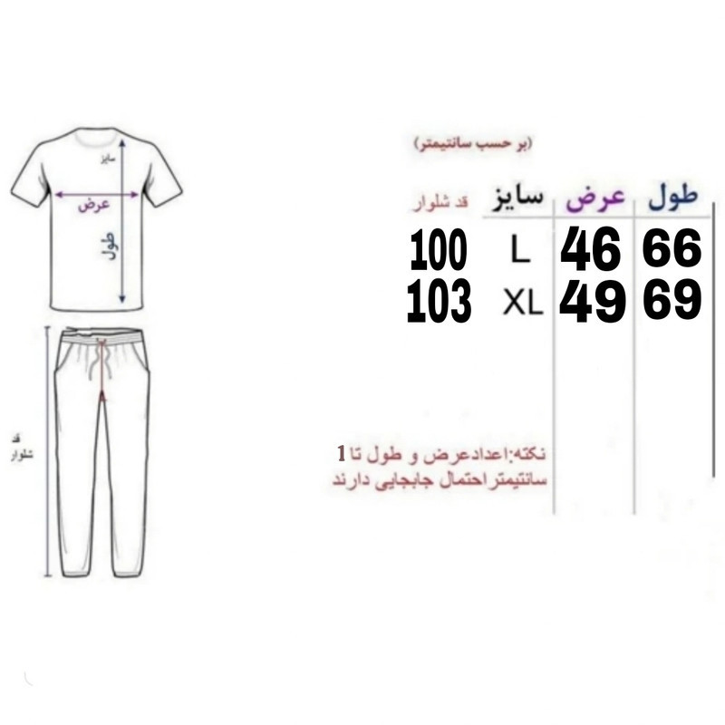 ست تی‌شرت و شلوار ورزشی مردانه مدل OMBLUADBL