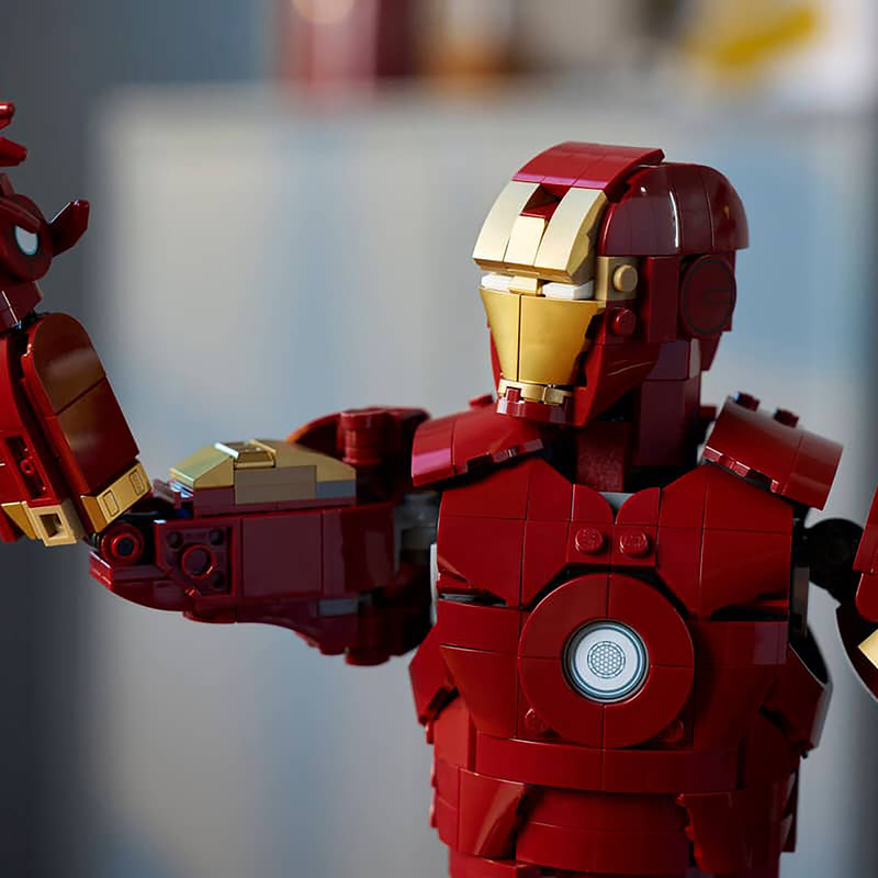 لگو 1297 تکه سری Marvel مدل Iron Man Mark 3 Collectors' Edition کد 76344