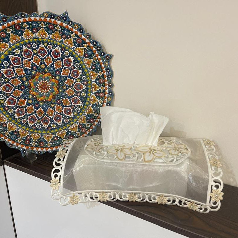 جای دستمال کاغذی مدل حریر
