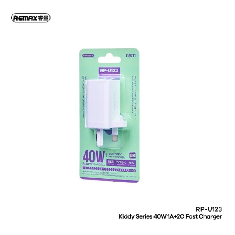 شارژر دیواری 40 وات ریمکس مدل U123