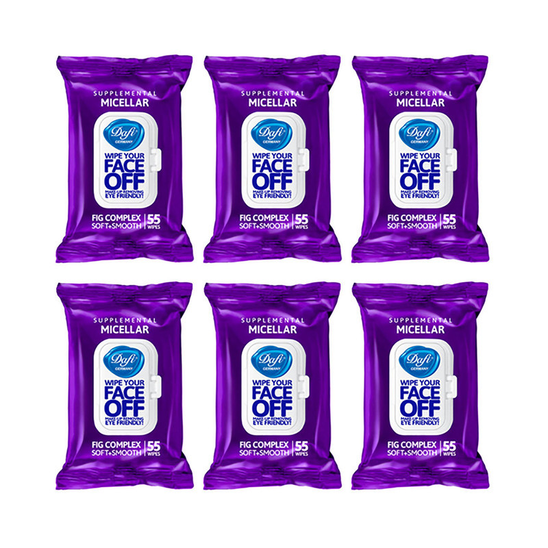 دستمال مرطوب دافی مدل MICELLAR مجموعه 6 عددی