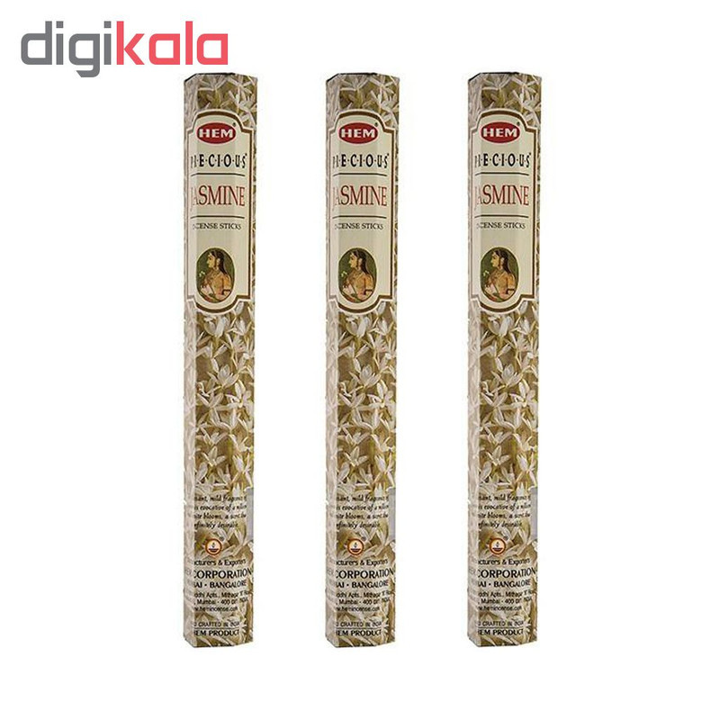 عود خوشبو کننده هم مدل JASMINE بسته 3 عددی