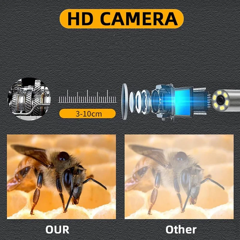 دوربین شلنگی مدل دولنز کد 10M HD Waterproof New