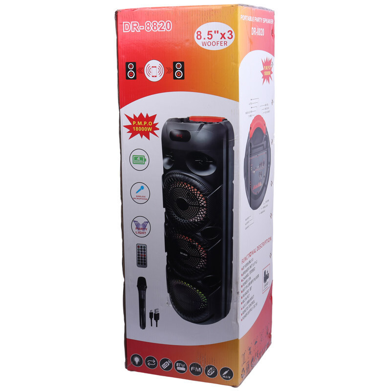 اسپیکر بلوتوثی قابل حمل مدل DR-8820