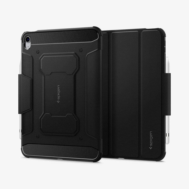 کیف کلاسوری اسپیگن مدل Rugged Armor Pro مناسب برای تبلت اپل iPad 11th A16 2025  10th 2022 11 Inch and 10.9
