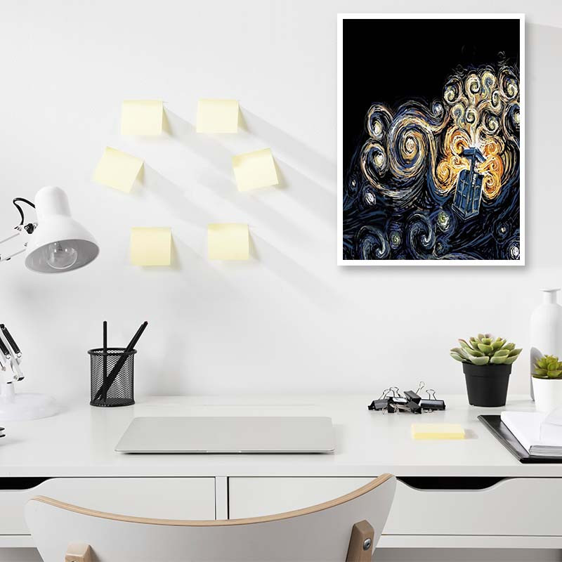 پوستر کارنيکا طرح نقاشی‌های ون‌گوگ Van Gogh Paintings کد 21265 مجموعه 8 عددی