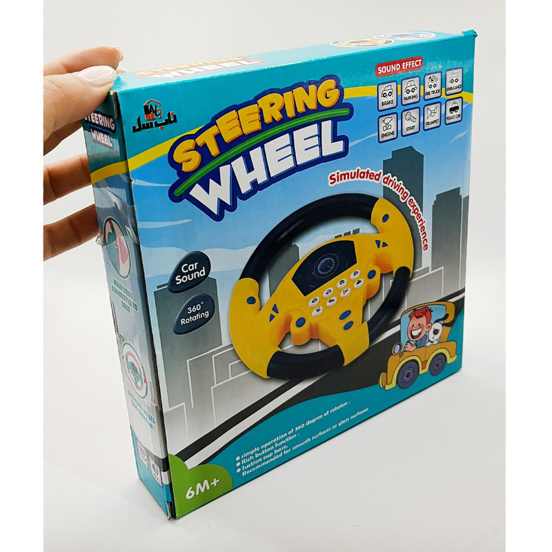 اسباب بازی ناب سل مدل فرمان ماشین داشبوردی موزیکال Musical steering wheel