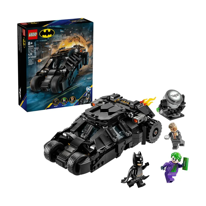 لگو 429 تکه سری DC  مدل Batman Tumbler vs Two-Face and The Joker کد 76303