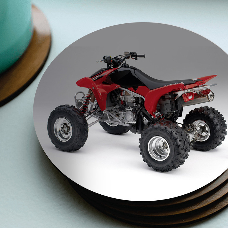 زیر لیوانی مدل فانتزی عرش موتور چهارچرخ هوندا Honda TRX450 کد Asz056