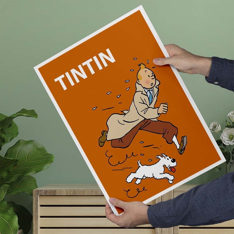 پوستر کارنيکا طرح ماجراهای تن‌تن tin tin کد 30389 مجموعه 8 عددی