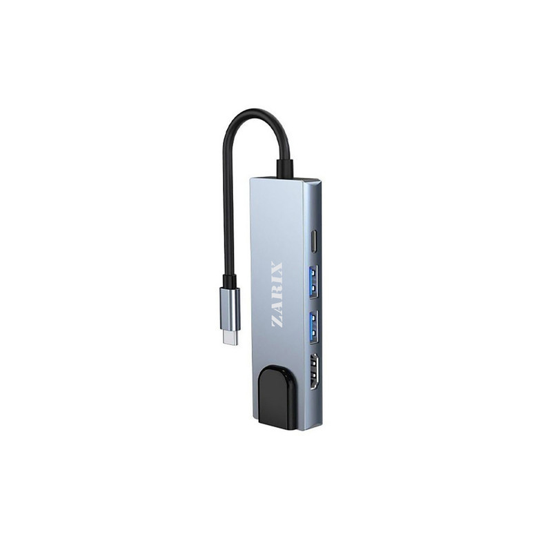 هاب 5 پورت USB-C زاریکس مدل Z5 Pro
