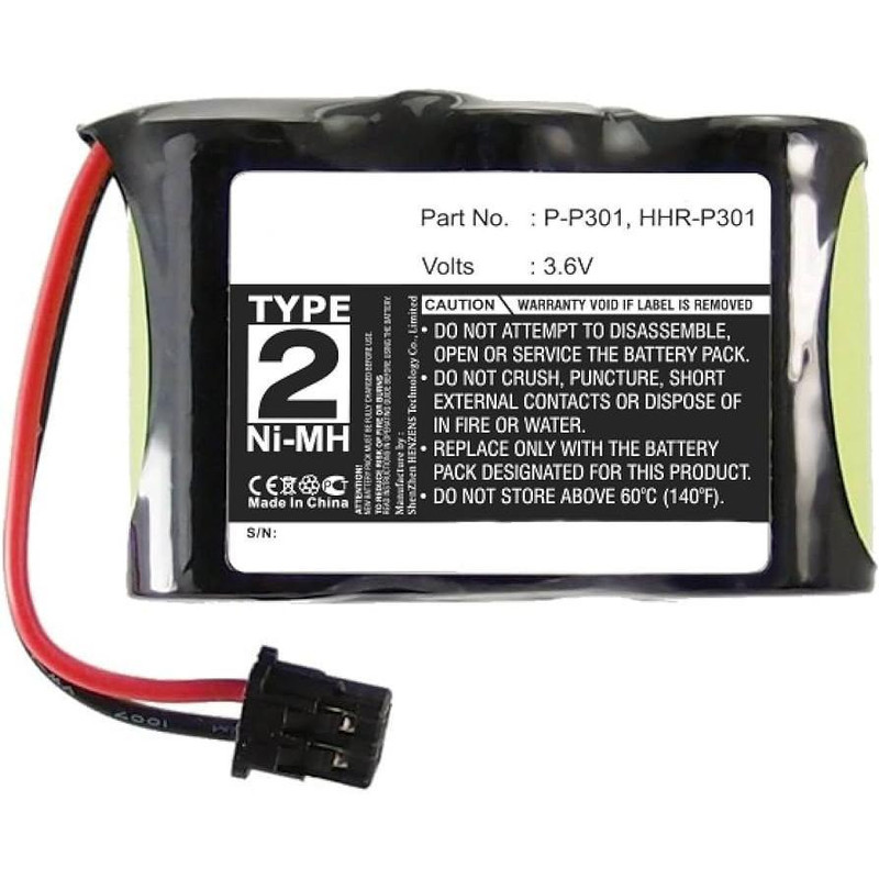 باتری تلفن بی سیم پاناسونیک مدل P-P301P