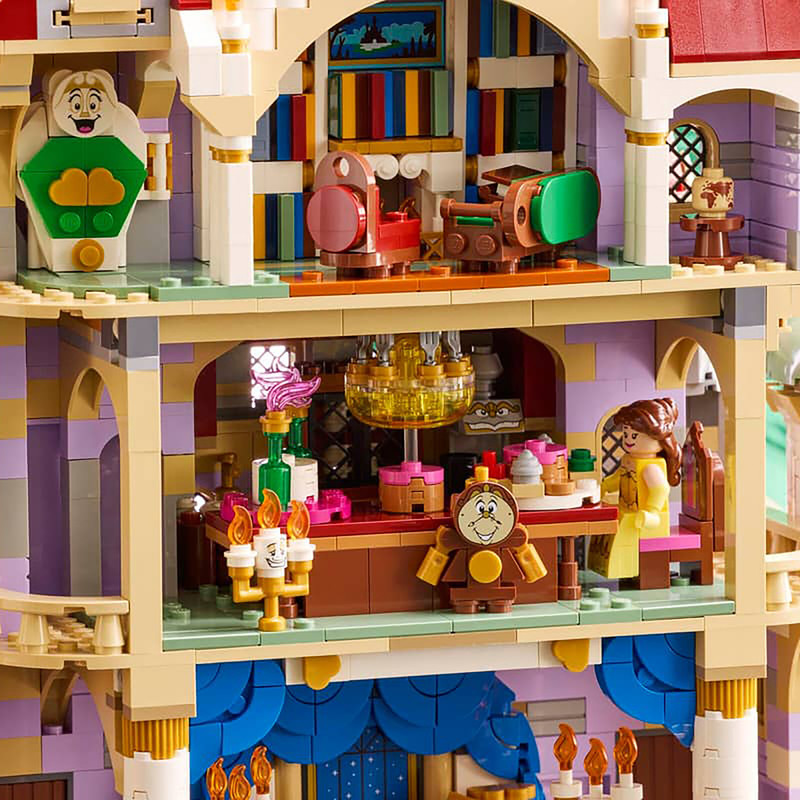 لگو 2916 تکه سری Disney مدل Beauty and the Beast Castle کد 43263