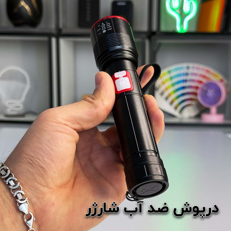 چراغ قوه دستی اسمال سان مدل P7 کد 2167 با نور مهتابی