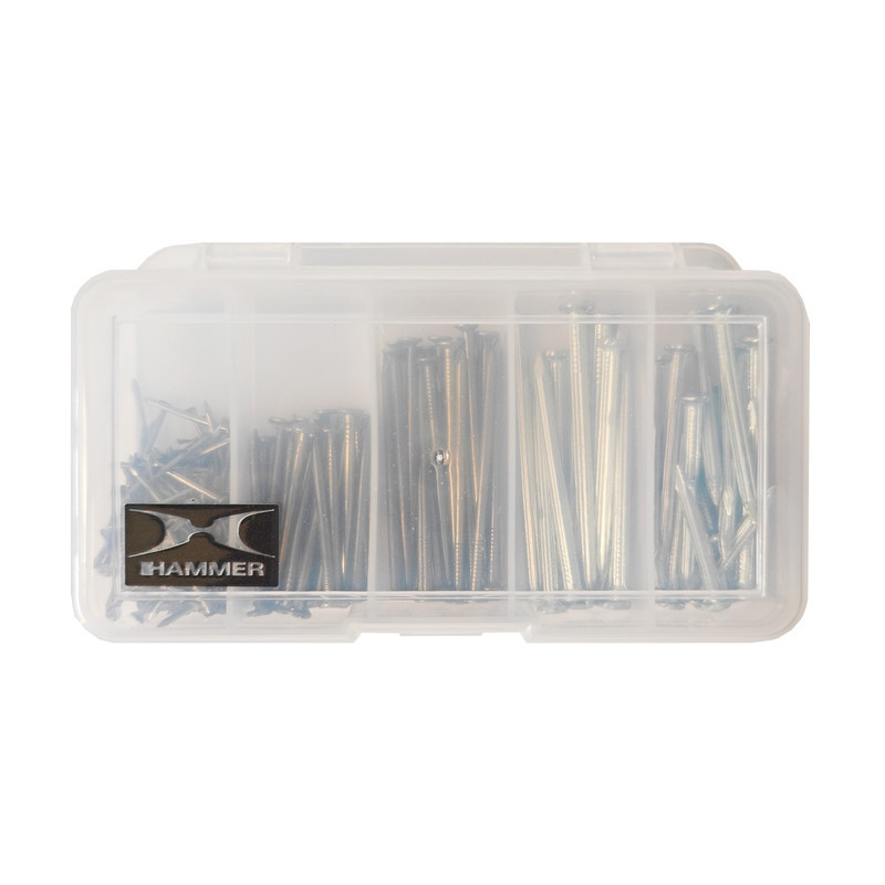 میخ هامر مدل فولادی و آهنی کد Home FIX بسته 205 عددی
