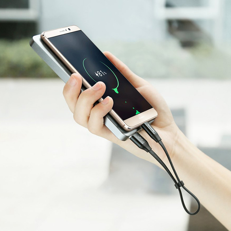 کابل تبدیل USB به USB-C باسئوس مدل Nimble catmbj-01 طول 0.23 متر