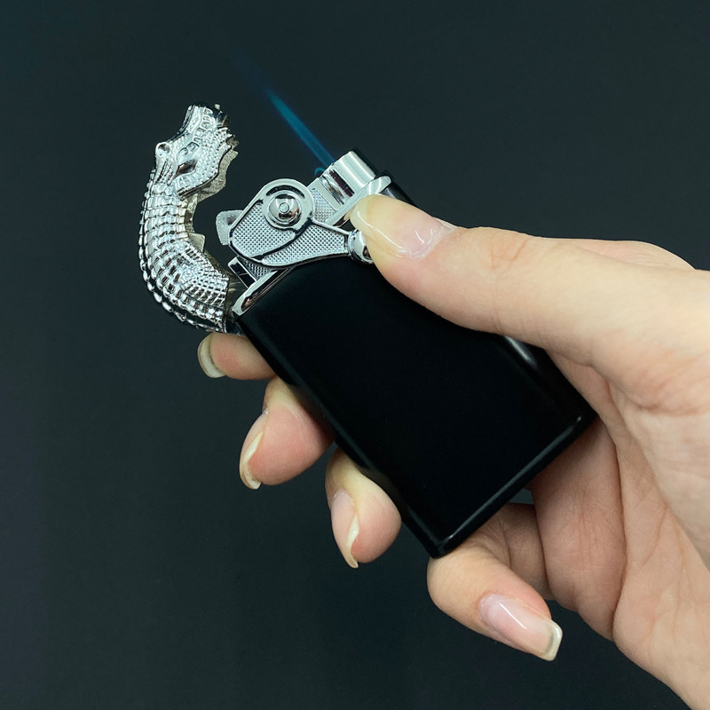 فندک مدل هندلی طرح کروکدیل کد DKD-1030