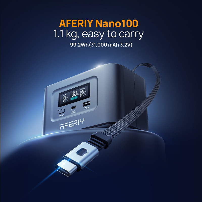 پنل خورشیدی 30 وات آفیری مدل AF-SL030 به همراه پاوراستیشن