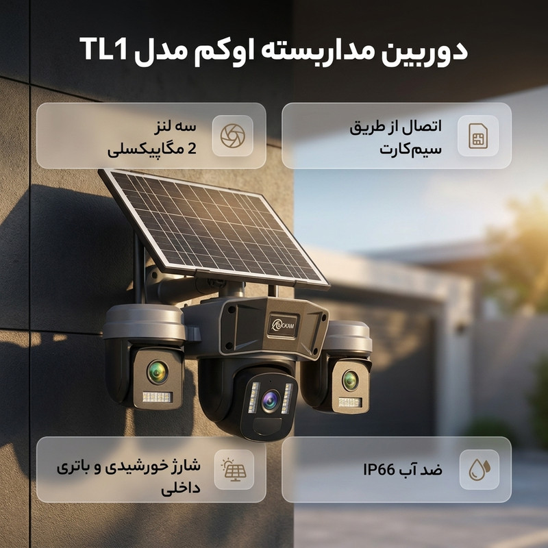 دوربین مداربسته تحت شبکه اوکم مدل TL1