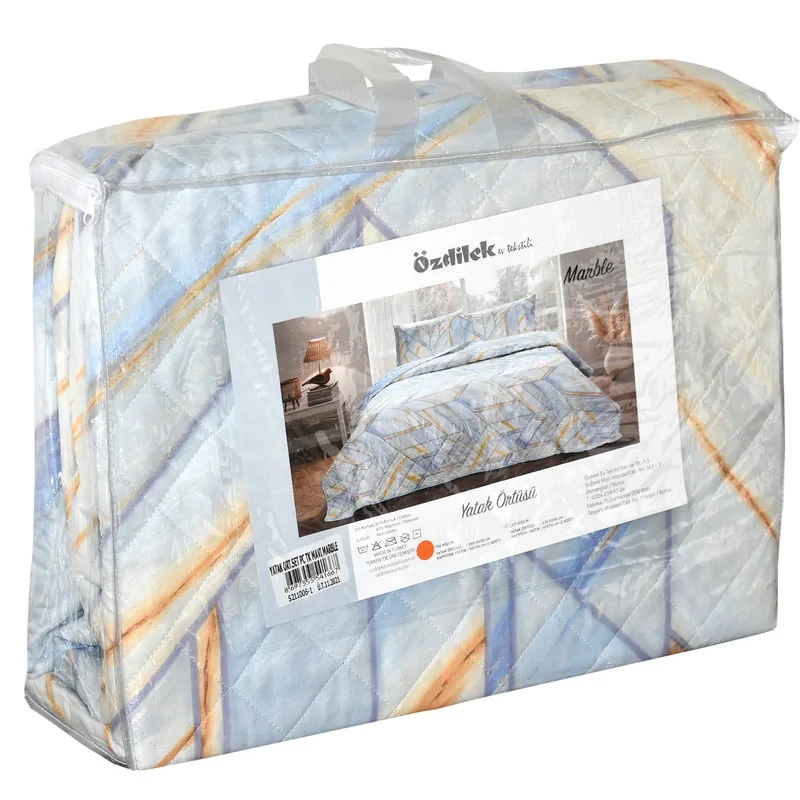 سرویس روتختی ازدیلک مدل Marble یک نفره 2 تکه