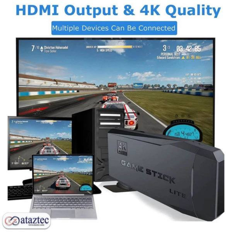کنسول بازی گیم استیک کد1001 Game stick 4K Ultra