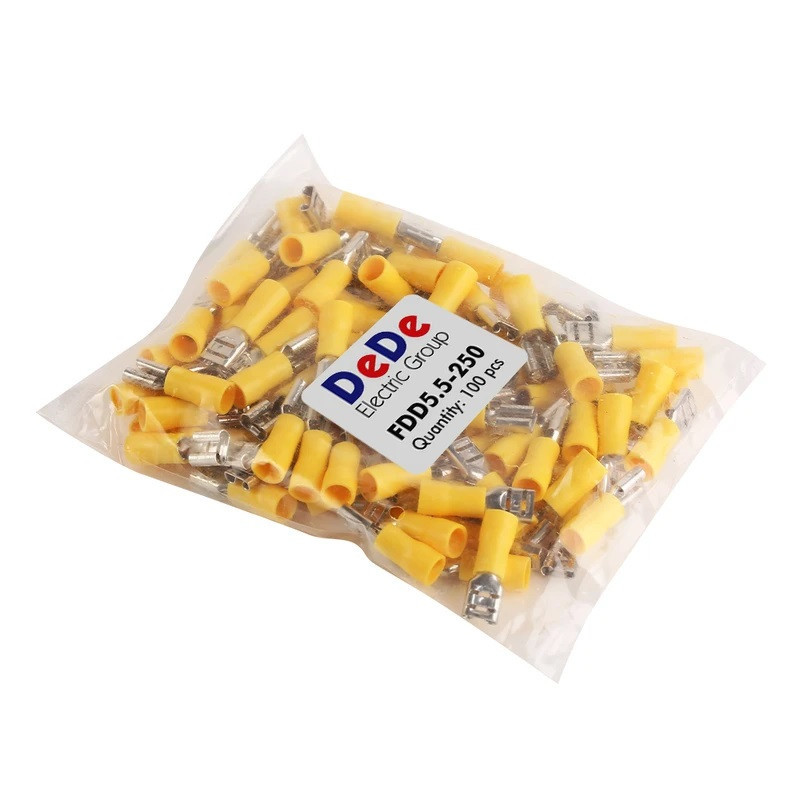 سرسیم ده ده الکتریک گروپ مدل مادگی کولری کد FDD5.5-250 بسته 25 عددی