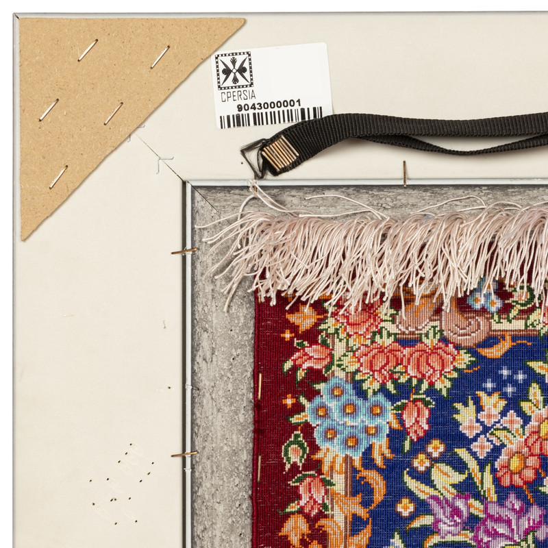 تابلو فرش دستباف سی پرشیا طرح گل در گلدان کد 904300