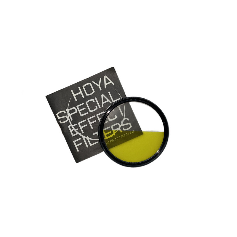 فیلتر لنز هویا مدل 55MM-زرد-HALF COLOR