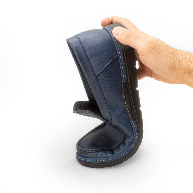 کفش کالج مردانه چرم عطارد مدل چرم طبیعی کد SH310
