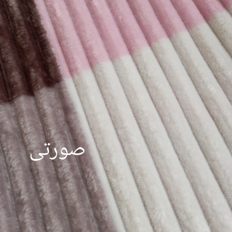 پتوی مسافرتی مدل پلیسه یکنفره کد 00k سایز 200x150 سانتی متر